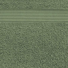 Load image into Gallery viewer, Luxury Turkish Cotton Washcloths for Easy Care, Extra Soft &amp; Absorbent, Fingertip Towels, 4 Pack Washcloth Set by United Home Textile, Sage Green
