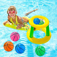Load image into Gallery viewer, Shindel 6Pcs Mini Basketball, Small Basketball for Toddlers, Kids and Adults Basketball Party Favors Mini Toy Basketball with Pump Suitable for Pool, Indoors, Outdoors
