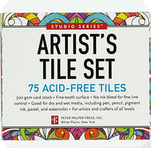 Load image into Gallery viewer, Studio Series Artist&#39;s Tiles: White (75 pack)
