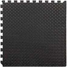 Load image into Gallery viewer, Best Choice Products 96 Sq. Ft. Puzzle Exercise Mat, 24-Piece 2x2ft EVA Foam Interlocking Tiles Protective Floor Cushion for Gym, Workout, MMA, 3/8 Inches Thick - Black
