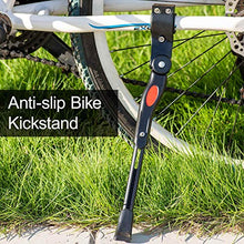 Load image into Gallery viewer, Adjustable Bicycle Kickstand, Aluminum Alloy Bicycle Side Kickstand with 2 Hexagon Wrenches, Fits for 24" 25" 26" 27" Mountain Bike/700c Road Bike/BMX/MTB

