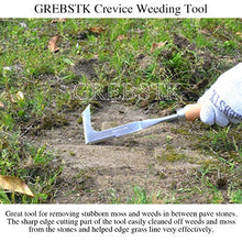 Load image into Gallery viewer, GREBSTK Crack Weeder Crevice Weeding Tool Manual Weeder Beech Handle Lawn Yard Gardening Tool
