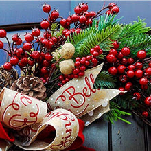 Load image into Gallery viewer, Christmas Wreath Round Handcrafted New Year Elegant Holiday Wreath Pine Wreath Door Wall Garland Christmas Thanksgiving Decor
