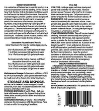 Load image into Gallery viewer, Fountain Algaecide and Clarifier - 64oz - Kills and Inhibits All Types of Algae Growth, Formulated for Small Ponds and Water Features, Treats up to 64,000 Gallons
