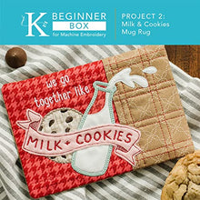 Load image into Gallery viewer, Kimberbell Beginner Box &amp; Deluxe Scissor Set (35 Pcs) Machine Embroidery &amp; Sewing, 3 Projects, Step-by-Step Instructions, Fabric + Materials, Techniques: Raw Edge Appliqué, Quilting &amp; Satin Stitch
