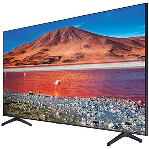 SAMSUNG UN58TU7000 58" 4K Ultra HD Smart LED TV (2020) with Deco Gear Soundbar Bundle