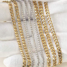 Load image into Gallery viewer, GOLD IDEA JEWELRY Luxurious Miami Cuban Link Chain Heavy 14k Gold Plated Stainless Steel Looks Like Solid Gold 18&quot;-30&quot; (22, 4mm)
