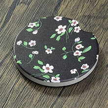 Load image into Gallery viewer, Yeeper Absorbent Ceramic Car Coasters for Cup Holder - Set of 2 Pack, Ceramic Stone with A Finger Notch for Easy Removal of Auto Cup Holder Coaster, Car Decor Accessories, Mandala
