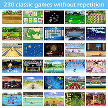 Load image into Gallery viewer, TaddToy 16 Bit Handheld Game Console for Kids Adults, 3.0&#39;&#39; Large Screen Preloaded 230 HD Classic Retro Video Games with USB Rechargeable Battery &amp; 3 Game Cartridges for Birthday Gift for Kids 4-12
