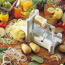 Load image into Gallery viewer, SJJL Multi-Functional Handheld Kitchen Tool Carrot Cutting Potato for Vegetable Fruit Peeler Slicer Chipper Chopper

