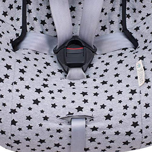 Universal Car Seat Cover Liner (Britax, Chicco, Mico and More) Black Star