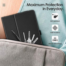 Load image into Gallery viewer, Dadanism Case for All-New Kindle Fire HD 8 Tablet(10th Generation 2020 Release) &amp; Fire HD 8 Plus, Premium PU Leather Lightweight Slim Smart Stand Cover with Auto Wake/Sleep - Black
