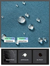 Load image into Gallery viewer, Gash Hao Mens Snow Ski Waterproof Softshell Snowboard Pants Outdoor Hiking Fleece Lined Zipper Bottom Leg (180navy, 32W x 32L)
