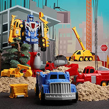 Load image into Gallery viewer, SNAEN Toys for 3 4 5 6 7 Year Old Boys - Construction Vehicles Transform Robot Kids Toys, STEM Building Toddler Toys for Kids Ages 4-8 w/ Pull-Back Toys, 5-in-1 Trucks Gifts for Boys Girls
