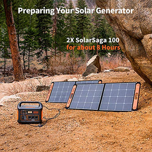 Jackery Portable Power Station Explorer 1000, 1002Wh Solar Generator (Solar Panel Optional) with 3x110V/1000W AC Outlets, Solar Mobile Lithium Battery Pack for Outdoor RV/Van Camping, Emergency