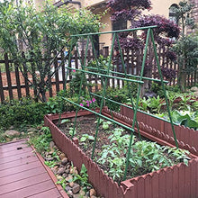 Load image into Gallery viewer, Pack of 25 Garden Stakes Sturdy Plant Sticks Plastic Coated Plant Stakes Support Metal Tomato Stakes for Cucumber, Strawberry, Beans, Trees (48 Inch)
