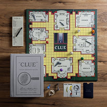 Load image into Gallery viewer, Scrabble, Monopoly, and Clue Vintage Board Game Bookshelf Collection
