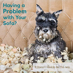 Better Than Plastic Slipcover, Vinyl Sofa Protector - 96' Waterproof Pet Furniture Covers for Cats & Dogs - Scratch & Stain - XL Clear Leather Couch Protective Slip Bag (96 W x 40 D 42 BH x 18 FH)