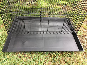 Mcage New 3 Levels Ferret Chinchilla Sugar Glider Rats Animal Cage 24" L x 16" W x 24" H with Tight 3/8-Inch Bar Spacing