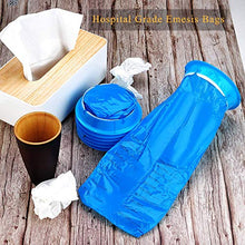 Load image into Gallery viewer, 14 Pack Disposable Vomit Bags (Thick), Barf Bags 1000ML Blue, Morning Sickness Bags Hospital Grade Leaking Resistant by Valchoose
