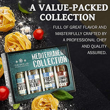 Load image into Gallery viewer, The Spice Lab Mediterranean Spices and Seasonings Set - Gift Set for All Around Cooking and Air Fryers - 4 Shaker Jars - Gluten Free, Kosher &amp; Non GMO Spices - All Purpose Premium Blends -2051

