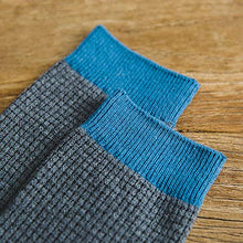 Load image into Gallery viewer, Men's 100% Cotton Knitted Socks Dress and Casual &amp; Mens All-season Crew Socks Pack of 5
