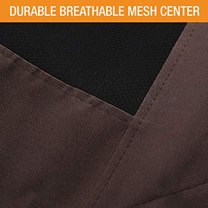 K&H Pet Products Original Pet Cot Replacement Cover (Cot Sold Separately) - Chocolate/Black Mesh, Large 30 X 42 Inches