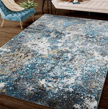 Load image into Gallery viewer, Persian Rugs 6490 Turquoise 5 x 7 Abstract Modern Area Rug
