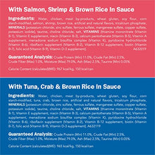 Load image into Gallery viewer, Purina Friskies Ocean Favorites Wet Cat Food Pate and Meaty Bits Variety Pack With Salmon and Tuna - (24) 5.5 oz. Cans
