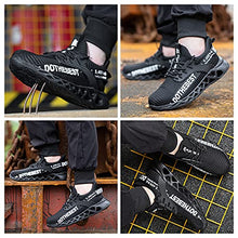 Load image into Gallery viewer, Steel Toe Shoes for Men Lightweight Indestructible Work Sneakers for Women Puncture Proof Comfortable Slip On Safety Shoes for Industrial,Coustruction
