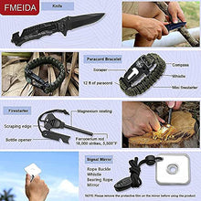 Load image into Gallery viewer, Gifts for Men Dad Husband Fathers Day, Survival Gear and Equipment Survival Kit, Christmas Stocking Stuffers Cool Gadgets Ideas for Him Teen Boy Boyfriend Hunting Hiking Emergency Camping Accessories
