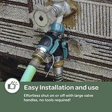 Load image into Gallery viewer, 2WAYZ- Hose splitter, two way heavy duty, garden faucet, faucet splitter, hose y splitter, garden hose y splitter, hose bib splitter, all metal

