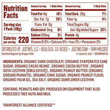 Load image into Gallery viewer, Justin&#39;s Organic Dark Chocolate Peanut Butter Cups, Rainforest Alliance Certified Cocoa, Gluten-free, Responsibly Sourced, 12 Packs of 2-Cups each
