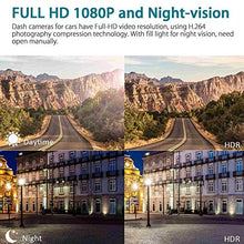 Load image into Gallery viewer, 1080P 170°Wide Angle,4&quot; Dual Lens HD Car DVR Rearview Video Dash Cam Recorder Camera LCD Screen G-Sensor, WDR, Parking Monitor, Loop Recording, Motion Detection
