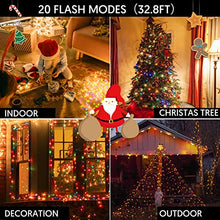 Load image into Gallery viewer, Avatar Controls 32.8ft Smart Christmas Lights Works w/ Alexa Google, Color Changing LED Lights with Remote, Music Sync Fairy Lights with 20 Flash Modes, Plug in USB String Lights with Timer, RGBIC
