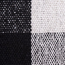 Load image into Gallery viewer, DII 100% Cotton Buffalo Check Throw for Indoor/Outdoor Use Camping Bbq's Beaches Everyday Blanket, 50 x 60, Black and White
