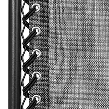 Load image into Gallery viewer, Best Choice Products Oversized Steel Mesh Zero Gravity Reclining Lounge Patio Chair w/Folding Canopy Shade and Cup Holder, Gray
