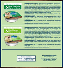 Load image into Gallery viewer, Blue Buffalo Delights Natural Small Breed Wet Dog Food Cups Variety Pack, Filet Mignon and New York Strip Flavor 3.5 oz (12 pack- 6 of Each Flavor)
