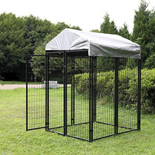 Load image into Gallery viewer, Sandinrayli Medium Outdoor Dog Kennel Cat Pet Shelter Waterproof Cover Shade Enclosure House Cage
