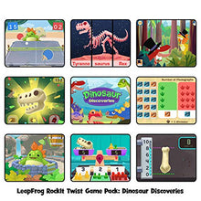 Load image into Gallery viewer, LeapFrog Rockit Twist Handheld Learning Game System, Purple and 2-Game Pack: Cookie&#39;s Sweet Treats and Dinosaur Discoveries
