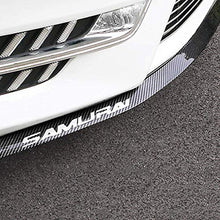 Load image into Gallery viewer, Front Lip ,HengJia Auto Parts 2.5m/8.2ft Car carbon fiber front lip,Front Bumper Lip ,Carbon Lip ,Side Skirt, front lip spoiler 100% waterproof protection(Carbon black)
