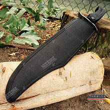 Load image into Gallery viewer, Tactical Knife Survival Knife Hunting Knife 17.25&quot; Fixed Blade Knife Razor Sharp Edge Camping Accessories Camping Gear Survival Kit Survival Gear Tactical Gear 74540 (Silver)
