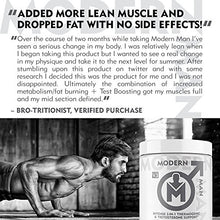 Load image into Gallery viewer, Modern Man V3 - Testosterone Booster + Thermogenic Fat Burner for Men, Boost Focus, Energy &amp; Alpha Drive - Anabolic Weight Loss Supplement &amp; Lean Muscle Builder | Lose Belly Fat - 60 Pills

