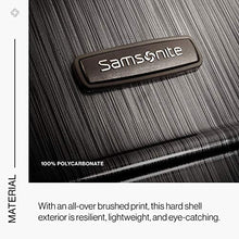 Load image into Gallery viewer, Samsonite Winfield 2 Hardside Expandable Luggage with Spinner Wheels, Charcoal, Checked-Large 28-Inch
