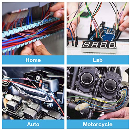 Load image into Gallery viewer, TICONN 200PCS Heat Shrink Butt Connectors Kit, Insulated Waterproof Electrical Marine Automotive Wire Crimp Terminals, Butt Splice (3 Colors / 3 Sizes)