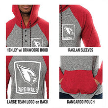 Load image into Gallery viewer, Ultra Game NFL San Francisco 49ers Mens Fleece Hoodie Pullover Sweatshirt Henley, Team Color, Medium
