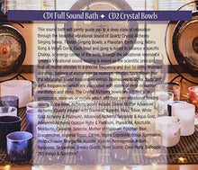 Load image into Gallery viewer, Crystal Singing Bowl Sound Bath
