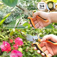 Load image into Gallery viewer, CHRYZTAL Garden Tool Set, Stainless Steel Heavy Duty Gardening Tool Set, with Non-Slip Rubber Grip, Storage Tote Bag, Outdoor Hand Tools, Ideal Garden Tool Kit Gifts for Women and Men
