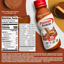 Load image into Gallery viewer, Premier Protein Shake, Chocolate Peanut Butter, 30g Protein, 1g Sugar, 24 Vitamins &amp; Minerals, Nutrients to Support Immune Health, 11.5 Fl Oz, 12 Count
