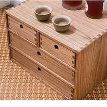 Load image into Gallery viewer, Kirigen Drak Brown Wood Desktop Storage Cabinet/Workspace Document Office necessity Organizer with 4 Drawers/Home,office Letter Mail Sorter with 3 levels/Hold Makeup Box (BR, 3-layer &amp;4 drawers)
